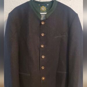 Men's Black Wool Jacket